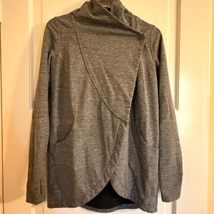 Lululemon Athletica Gray Asymmetrical Cardigan